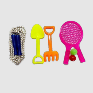 SET LAZO MASTER 2MT + PALA Y RASTRILLO + RAQUETA PEQUEÑA