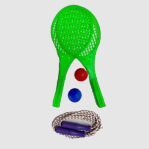 SET RAQUETA GRANDE + LAZO MASTER DE 2Mts