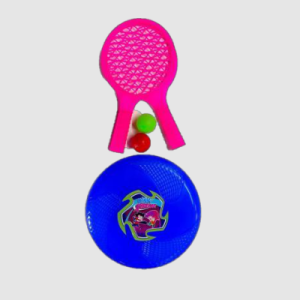 SET RAQUETA PEQUEÑA + FRISBEE
